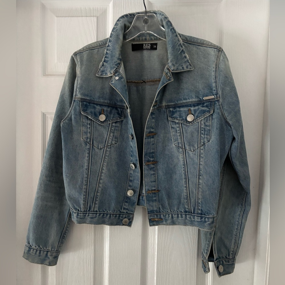 Res Denim Faded jean jacket M